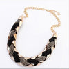 Bohemian Korean Weave Metal Bead Fashion Necklace